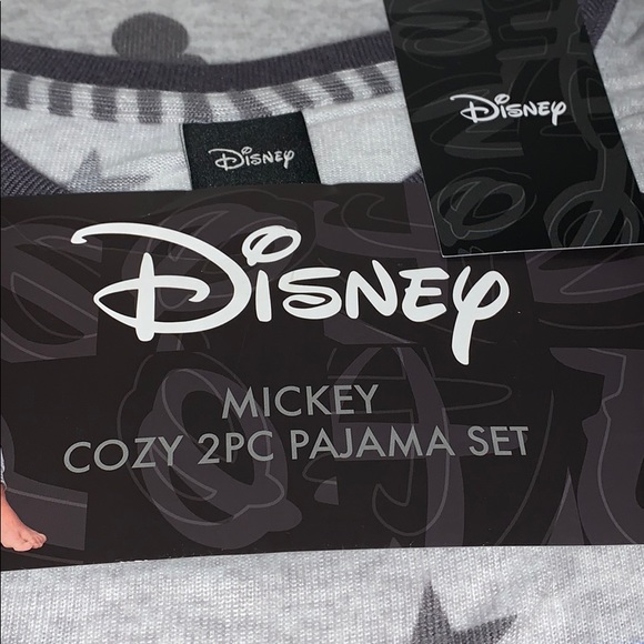 Disney Mickey Lounge Pjs Set, 2-Piece, Grey - Picture 9 of 16